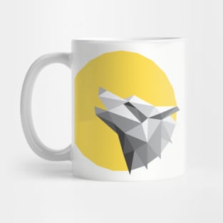 Wolf Polygon Mug